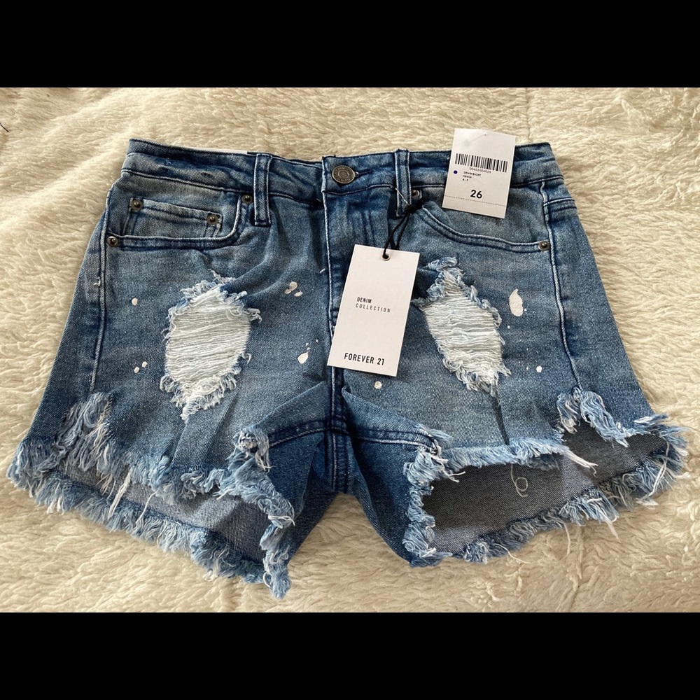 NWT denim jean shorts!